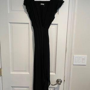 Reformation plunge wrap dress